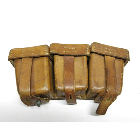 Belle cartouchiere fauve  originale Mauser Gew 98 1918  Ref  558