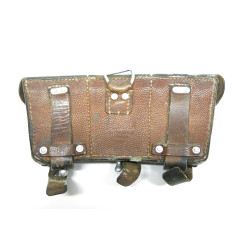 Cartouchiere cuir Mauser 98K originale Kriegsmarine 1939 ref 288