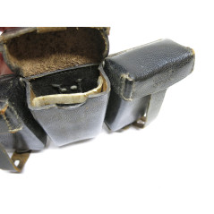 Cartouchiere cuir Mauser 98K originale datée 1941 ref 556