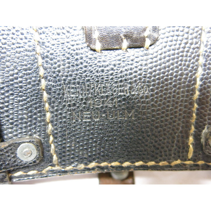 Cartouchiere cuir 98K originale datée 1941 ref 622