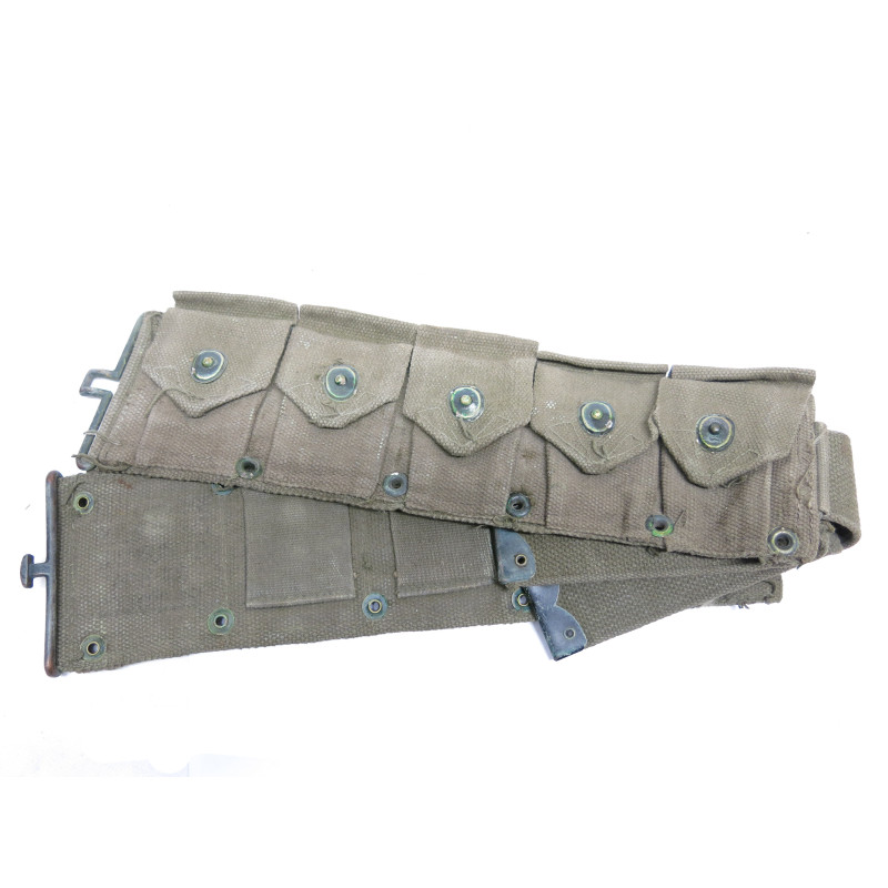 Ceinturon cartouchière Garand original US WW2 - 1943 