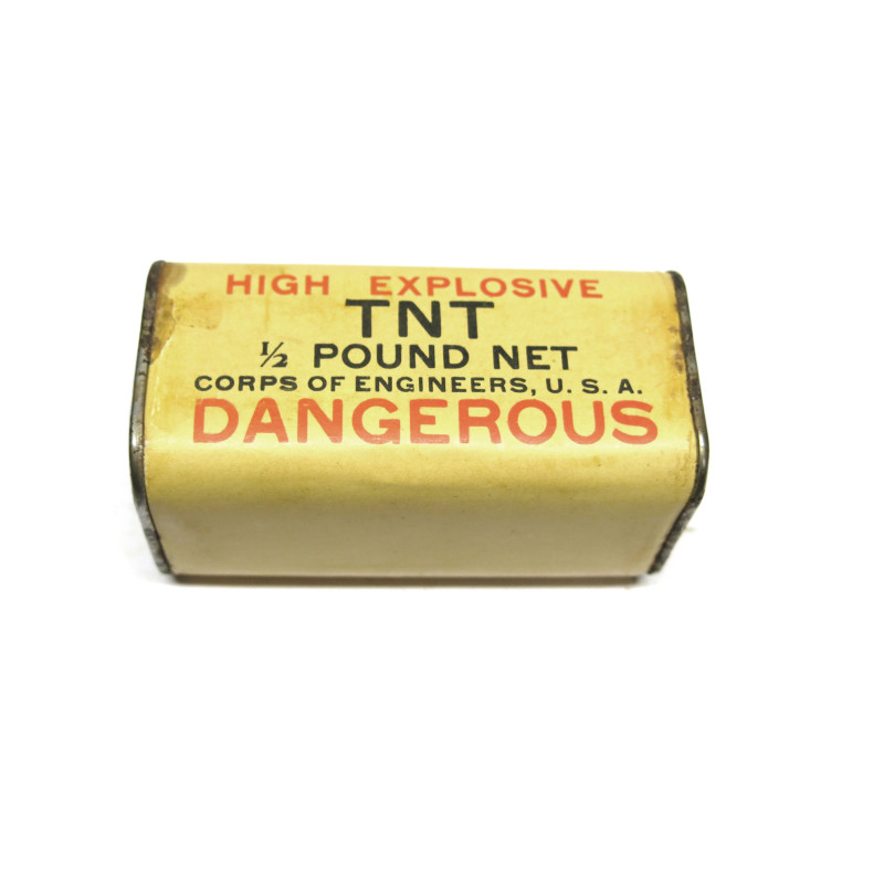 Emballage original de TNT 1/2  pound US army ww2 ref 11 