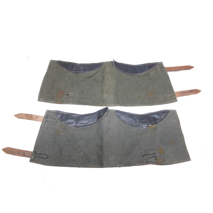 Paire de guetres originales Allemande 39/45 ref 78