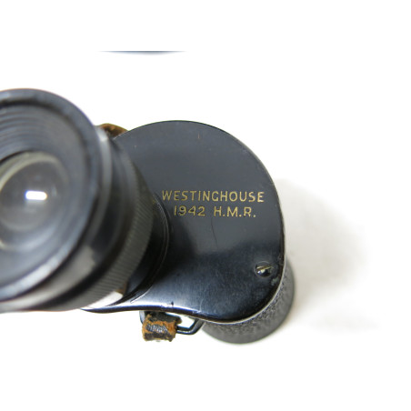 Paire de jumelles M3 US  6 x 30  Westinchouse 1942 avec etui cuir  ref 80  