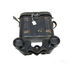 Paire de jumelles Allemande 1917 Carl Zeiss Jena 6 x 24 avec etui cuir ref 33