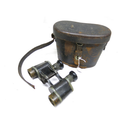 Paire de jumelles Allemande  Carl Zeiss Jena avec etui cuir ref 88