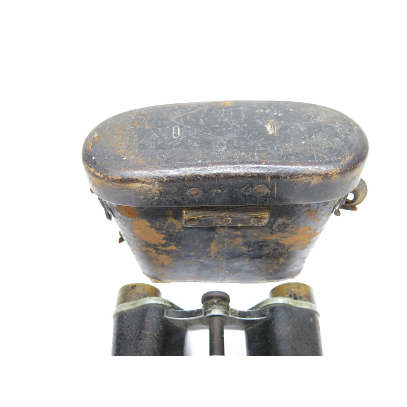 Paire de jumelles Allemande  Carl Zeiss Jena avec etui cuir ref 88