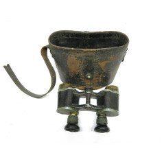 Paire de jumelles Allemande  Carl Zeiss Jena avec etui cuir ref 88