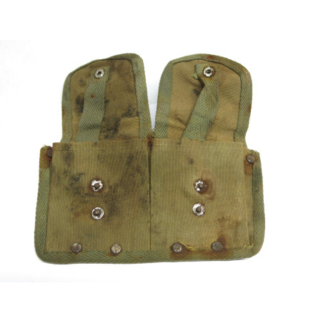 Porte chargeur toile fusil Mas 49/56 Indochine  ref 22 