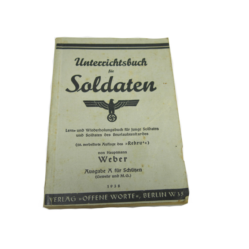 Livre Unterrichtsbuch f:ur Soldaten de 1938 