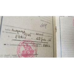 Livret individuel militaire Francais LE PAGE Roger 