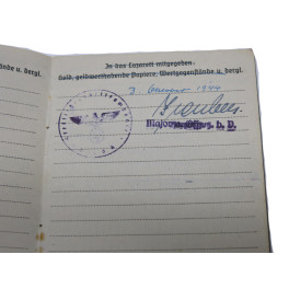 Soldbuch Allemand Luftwaffe ref 66 