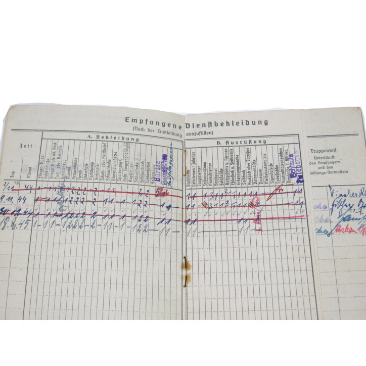Soldbuch Allemand Luftwaffe ref 66 
