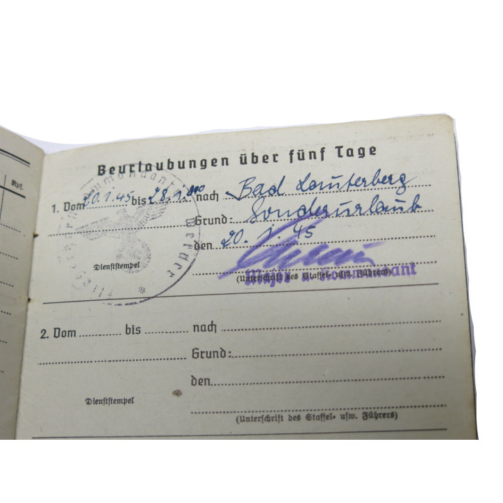 Soldbuch Allemand Luftwaffe ref 66 