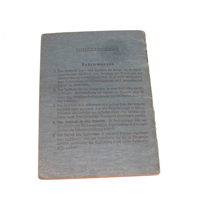 Soldbuch Allemand Luftwaffe ref 66 
