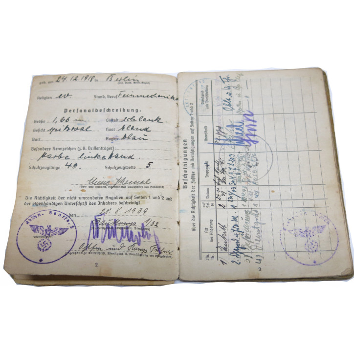 Soldbuch Allemand Wh  ref  88 
