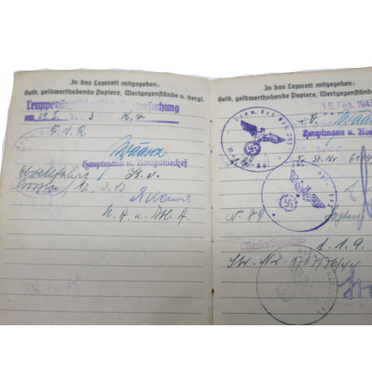 Soldbuch Allemand Wh  ref  88 
