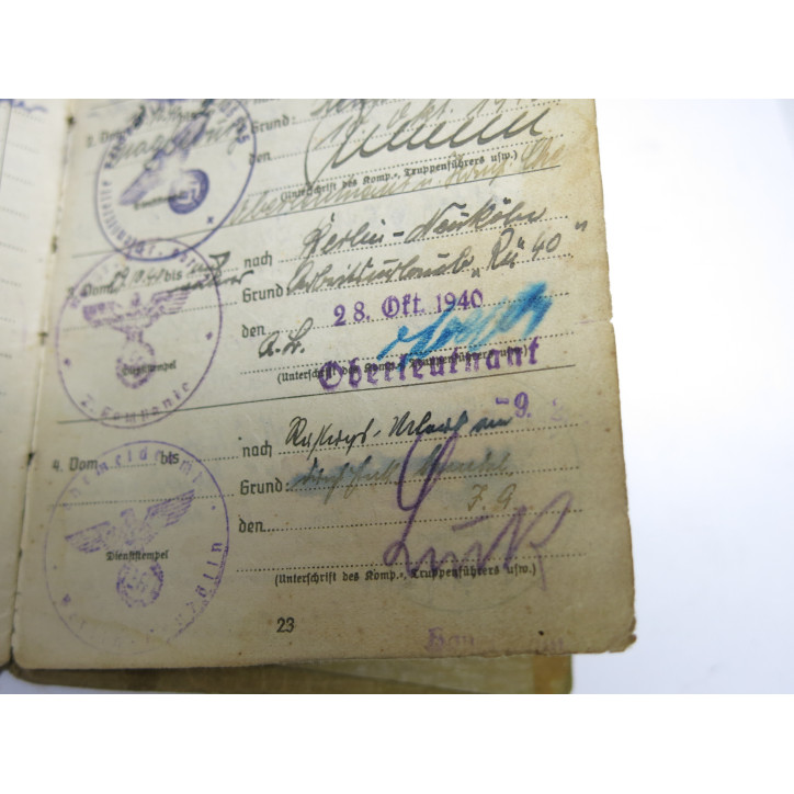 Soldbuch Allemand Wh  ref  88 