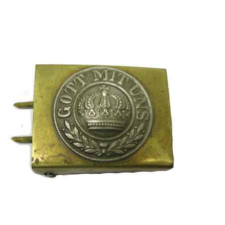 Belle boucle laiton Allemande Prusse  ww1 ref  99 