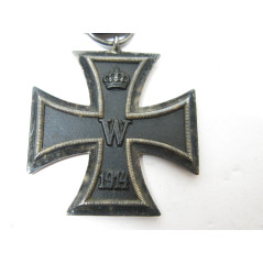 Croix de fer originale Allemande 14/18 avec son  ruban ref 18