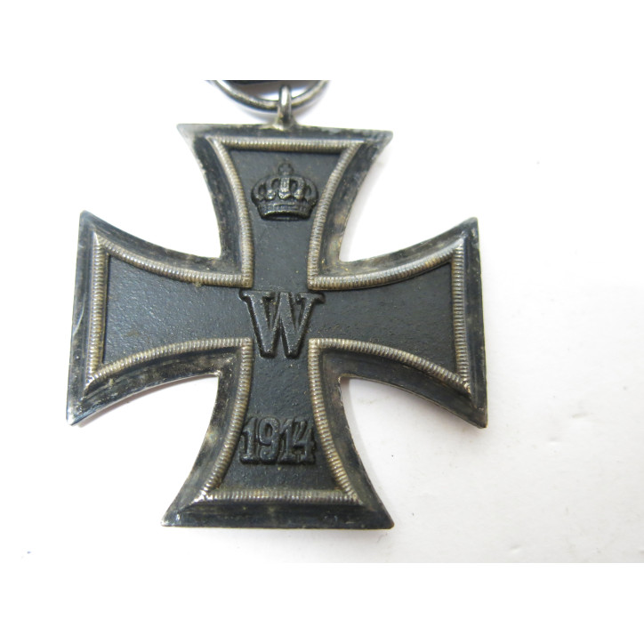 Croix de fer originale Allemande 14/18 avec son  ruban ref 18