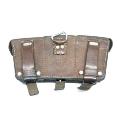 Cartouchiere cuir Mauser 98K originale 1936 ref 299