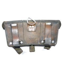 Cartouchiere cuir Mauser 98K originale 1938 ref 159