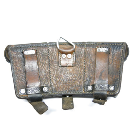 Cartouchiere cuir Mauser 98K originale 1938 ref 159