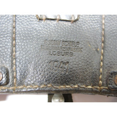 Cartouchiere cuir Mauser 98K originale  1941 ref  188