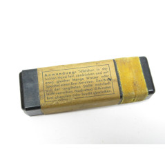Boite bakélite de poudre antigaz Allemand WH daté 1943 ref 11 