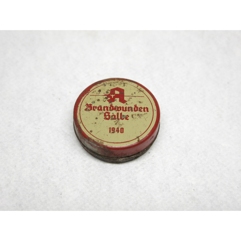 Boite originale Allemande 1940  Brandwunden Salbe ref 20