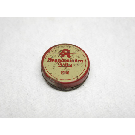 Boite originale Allemande 1940  Brandwunden Salbe ref 20