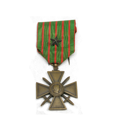 Croix de guerre 1914/1918 1 etoile Ref 47