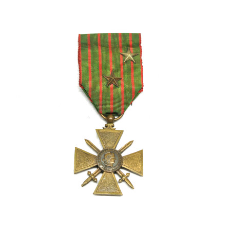 Croix de guerre 1914/1918 2 etoile Ref 66
