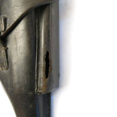 Etui cuir Luger P08 original 1917 ref et 455