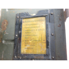 Boite vide de  servant de mortier Allemand WH 39/45 ref 269