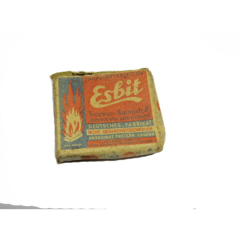 Boite vide tablettes du rechaud Esbit Allemand ref 123 