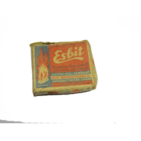 Boite vide tablettes du rechaud Esbit Allemand ref 123 