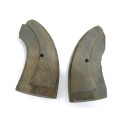 Plaquettes de crosse bois revolver Lefaucheux 1854 -58 