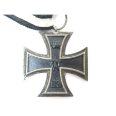 Croix de fer originale Allemande 14/18 avec son ruban ref 108