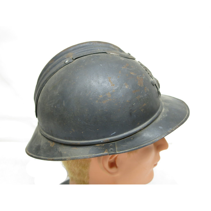 Casque Adrian artillerie bleu horizon 14/18  ref 954