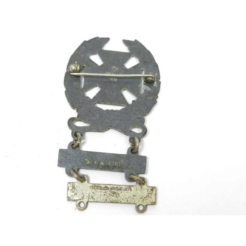 Badge qualification expert tireur - Carbine - Rifle US Army 39/45 ref 723 