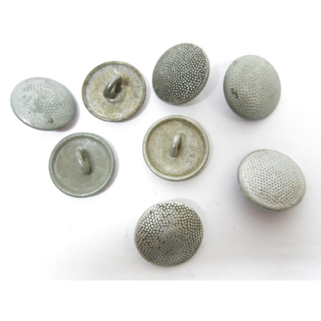 Lot de 8 boutons originaux Allemand veste Wh Ref  71