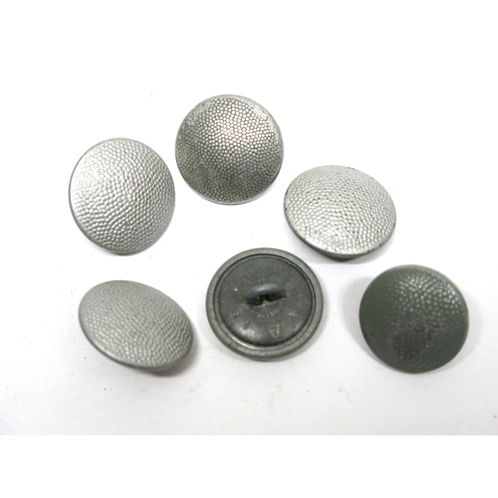 Lot de 6 boutons originaux Allemand veste Wh Ref  52