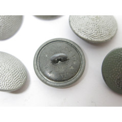 Lot de 6 boutons originaux Allemand veste Wh Ref  52