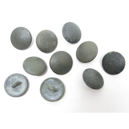 Lot de 10 boutons originaux Allemand veste Wh Ref  74