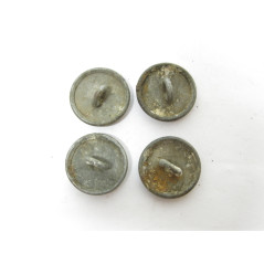 Lot de 4 boutons originaux Allemand veste Wh Ref  43