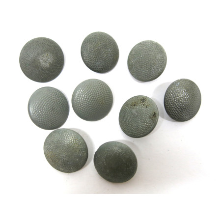 Lot de 9 boutons originaux Allemand veste Wh Ref  73