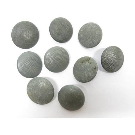 Lot de 9 boutons originaux Allemand veste Wh Ref  73