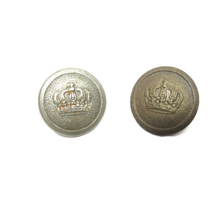 Lot de 2 boutons originaux Allemand veste Wh Ref  46